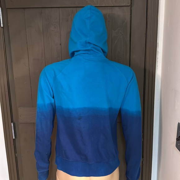 EKCO-RED NEW YORK CITY full frontal zip gradient(colorfade) hoodie raglan sleeve - Picture 2 of 7